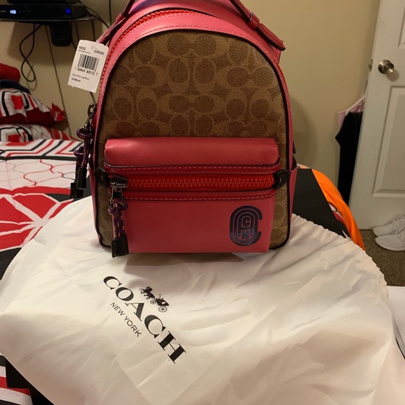 Coach backpack 23 and coach card case